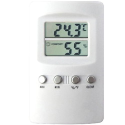 Thsinde - Termometro digitale igrometro, misuratore di umidità della temperatura per casa / ufficio / asilo nido - TH05, bianco precio