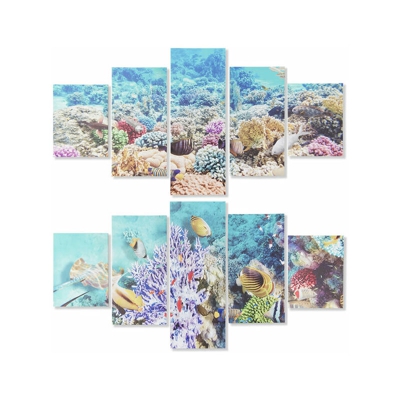 Quadro Pino Tela (2 pcs) - Dkd Home Decor