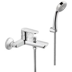 Miscelatore vasca esterno con deviatore e doccetta in ABS Newform Extro 69340C | Cromo características