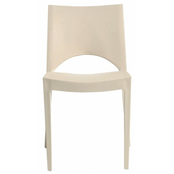 Sedie PARIS Grand Soleil per Cucina Casa Bar Polipropilene Impilabile - Avorio en oferta