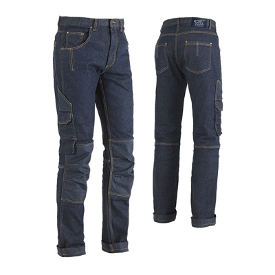 Pantaloni da lavoro Industrial Starter Jeans Miner 8033 -Blu-XXXL - Blu - - Blu