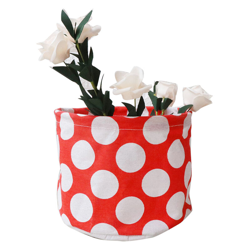Secchio portaoggetti in stoffa adorabile resistente all'acqua Cesto portaoggetti pieghevole per trucco piccolo Organizer da tavolo,digitare 9 características