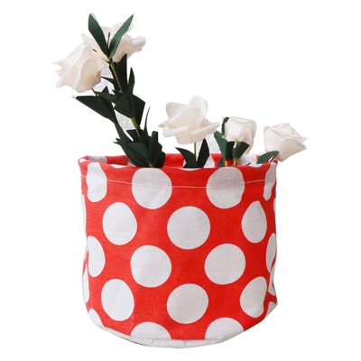 Secchio portaoggetti in stoffa adorabile resistente all'acqua Cesto portaoggetti pieghevole per trucco piccolo Organizer da tavolo,digitare 9