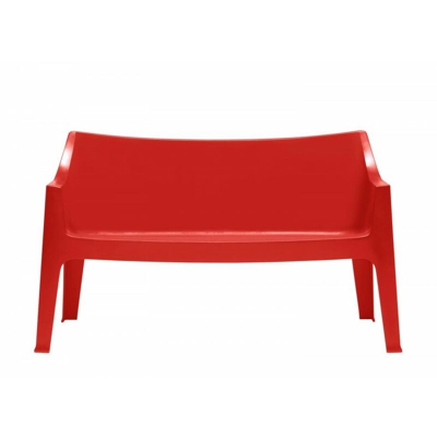 DIVANO COCCOLONA CONFEZIONE DA 2 PEZZI rosso