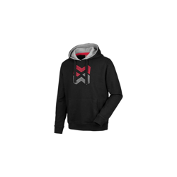 Felpa con cappuccio Logo nera Würth MODYF, Taglia XS - nero en oferta