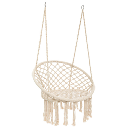 330 libbre altalena sospesa sedia amaca corda rotonda macramè portico patio casa all'aperto bianco precio