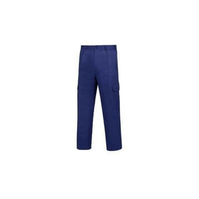 Pantalone Multitasche In Tergal Blu Marino Pgm31Am44