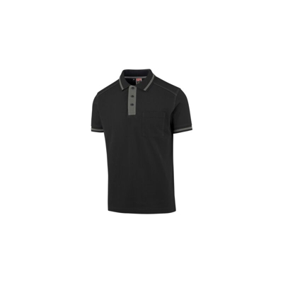Polo Classic nera Würth MODYF, Taglia XS - nero/grigio