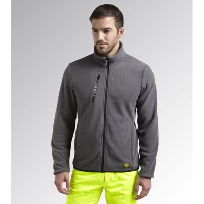 Felpa da lavoro Diadora Utility Sweat Pile FZ-Grigio-s - Grigio - s - Grigio