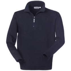 Rossini Lancelot Perth Felpa mezza zip in cotone colore blu, taglia XXXXL características