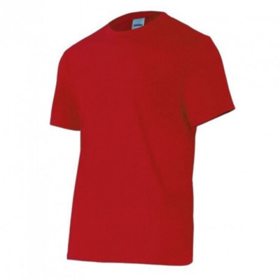 Velilla 5010 Maglia t-shirt da lavoro manica corta in cotone rosso, taglia L