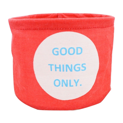 Secchio portaoggetti in stoffa adorabile resistente all'acqua Cesto portaoggetti pieghevole per trucco piccolo Organizer da tavolo,tipo 3
