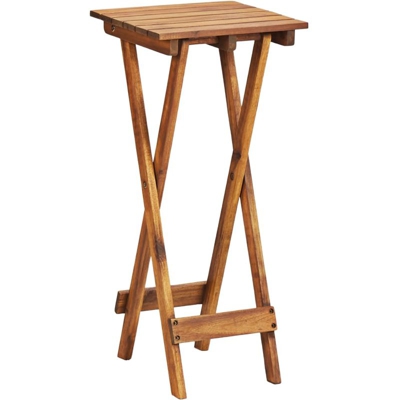 Piedistallo per Piante 30x30x67 cm in Massello d'Acacia