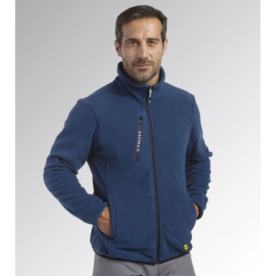 Felpa da lavoro Diadora Utility Sweat Pile FZ-Blu-l - Blu - l - Blu