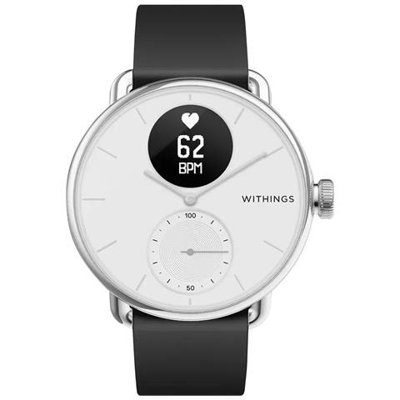 Smartwatch 38mm Ibrido Con Ecg E Spo2 Scanwatch Withings Bianco