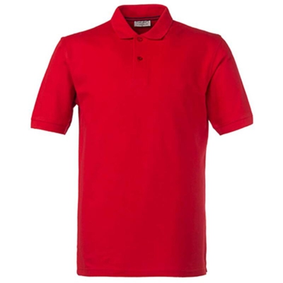 Rossini Take time Polo uomo da lavoro manica corta 100% cotone rosso, taglia XL