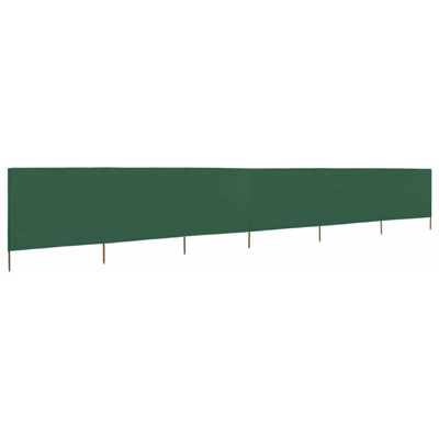 Paravento a 6 Pannelli in Tessuto 800x80cm Verde - Verde - Vidaxl