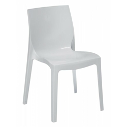 Set 18 Sedie ICE Grand Soleil HIGLOPP impilabili bar ristorante offerta - Bianco en oferta