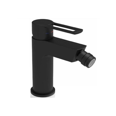 Ringo miscelatore bidet con scarico click clack nero