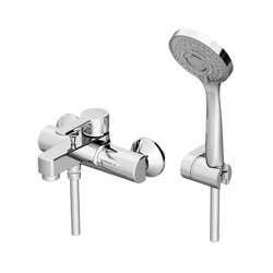 H2omix 5000 miscelatore vasca esterno con doccia duplex cromato en oferta