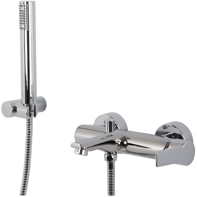 Mast Miscelatore duplex vasca doccia cromato con doccia e flessibile