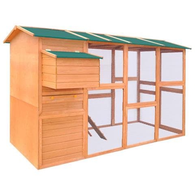 Pollaio In Legno 295x163x170 Cm