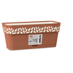Vaso Balconetta "Cloe" Cm30 Terracotta Con Riserva Acqua Stefanplast Stef5 precio
