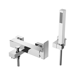 Kubik Small miscelatore vasca esterno con doccia duplex cromato en oferta