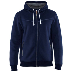 Felpa da lavoro Blaklader 4933 con cappuccio-Blu marino-L - Blu marino - - Blu marino en oferta