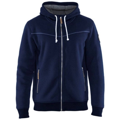 Felpa da lavoro Blaklader 4933 con cappuccio-Blu marino-L - Blu marino - - Blu marino