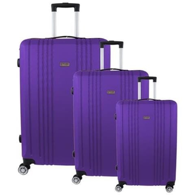 Set Di 3 Valigie In Abs Viola