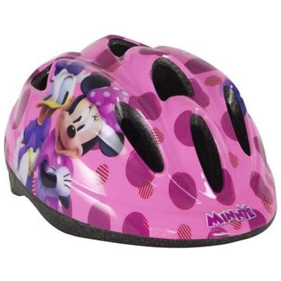 Bicicletta Da Bambino Minnie - - 14 - Bambina - Con Casco - Rosa, Bianco E Verde