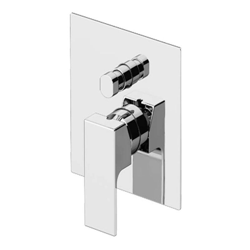 Kubik small miscelatore incasso doccia con deviatore 2 vie cromato características