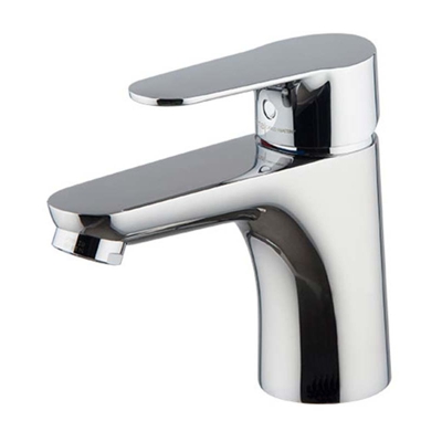 Serie 22 Miscelatore lavabo con scarico e troppo pieno, cromato