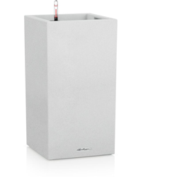 Fioriera CANTO STONE a COLONNA 40x40 - BIANCO QUARZO - LECHUZA precio