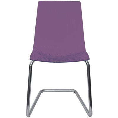 SEDIA CALIMA (gambe a C) | malva