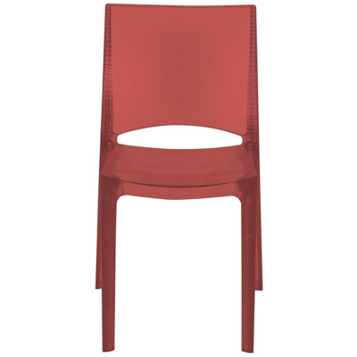 SEDIA NILO (policarbonato) | Rosso Rubino