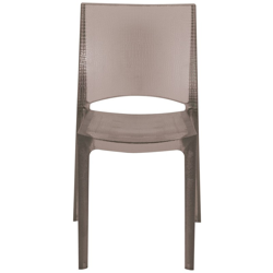 SEDIA NILO (policarbonato) | Marrone chiaro precio