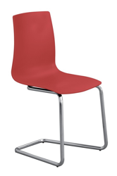 SEDIA CANDY MAT (gambe a C) | Rosso en oferta