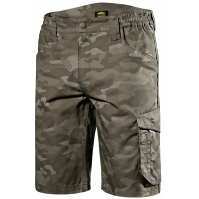 Pantaloncini da lavoro Diadora Utility Bermuda Poly Camo-S - Giallo - - Giallo