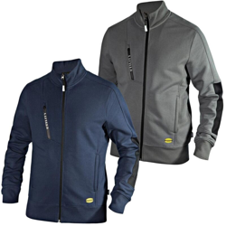 Felpa da lavoro Diadora Utility Sweatshirt FZ Litework-Blu-L - Blu - - Blu en oferta