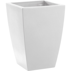 Vaso Quadrato LOGOS 30X30 H43 - BIANCO OTTICO – NICOLI características