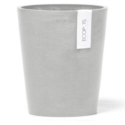 Vaso Orchidea MORINDA Ø14 H16 - WHITE GREY - ECOPOTS