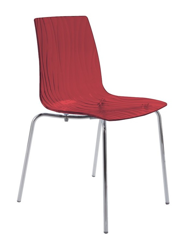 SEDIA CALIMA (polimerica) | Rosso Rubino en oferta