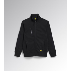 Felpa da lavoro Diadora Utility Sweatshirt FZ Litework-Nero-M - Nero - - Nero en oferta
