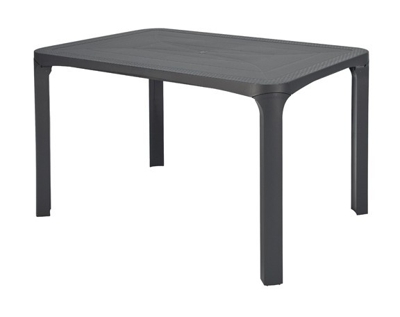 TAVOLO OLE' RATTAN (rettangolare) | Antracite