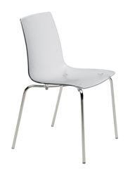 SEDIA AETERNA (policarbonato) | Trasparente en oferta