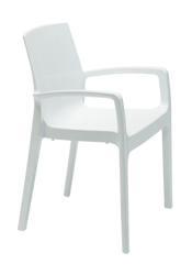 POLTRONA CREAM (higlopp) | Bianco lucido en oferta