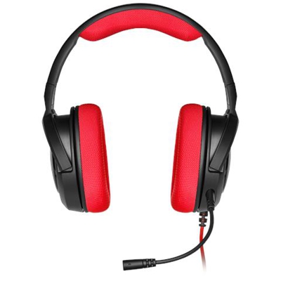 Cuffie HS35 Microfono Integrato Gaming per Xbox / PS4 / Nintendo Switch Colore Rosso e Nero