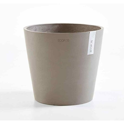 Vaso Tondo AMSTERDAM Ø40 H36 - TAUPE - ECOPOTS